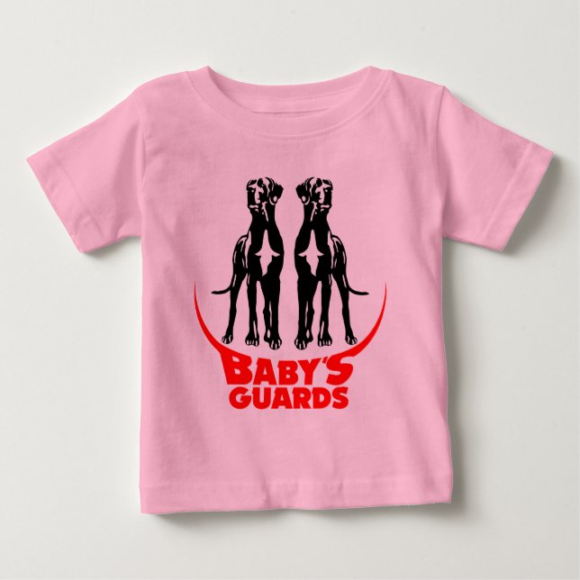 Baby's Vakter T-shirt (Framsida)