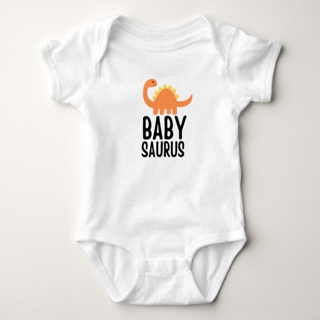 Babysaurus Baby T-Shirt (Framsida)