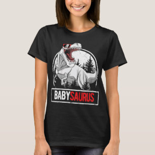 BabySaurus för barn Småbarn Födelsedagsfest T-Rex T Shirt