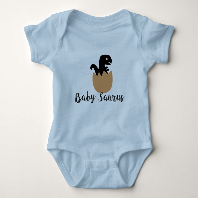 Babysaurus Shirt, Baby Saurus Bodykostym, Gravid T Shirt (Framsida)