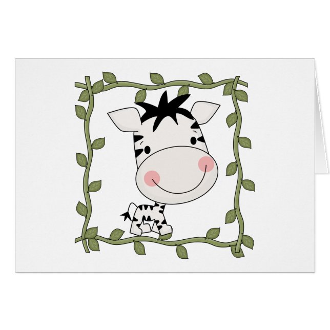 BabysebraT-tröja och gåvor Hälsningskort (Framsidan Horizontal)