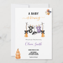 BABYSHOWER HALLOWEEN VIBE PARTY-INBJUDAN INBJUDNINGAR
