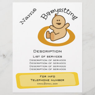 Babysit Promotion Reklamblad