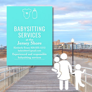 Babysit Services vid Jersey Shore Reklamblad