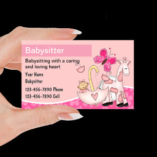 Babysittande Affärskort Visitkort