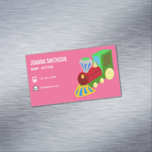 Babysittdagskvakten Kindergarten Babyvvaktare Magnetiska Visitkort