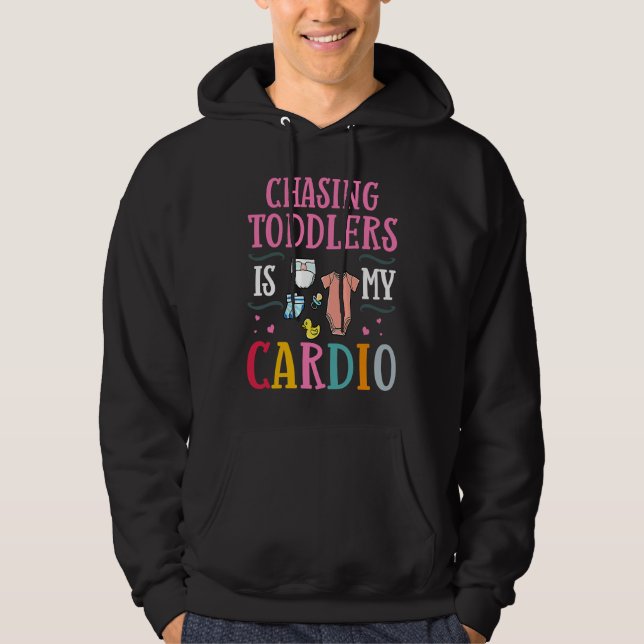 Babysitter Daycare Provider Childcare Thank You Hoodie (Framsida)