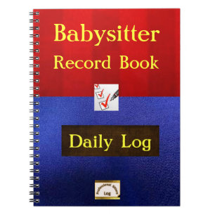 Babysitterjobbanteckningsbok Anteckningsbok