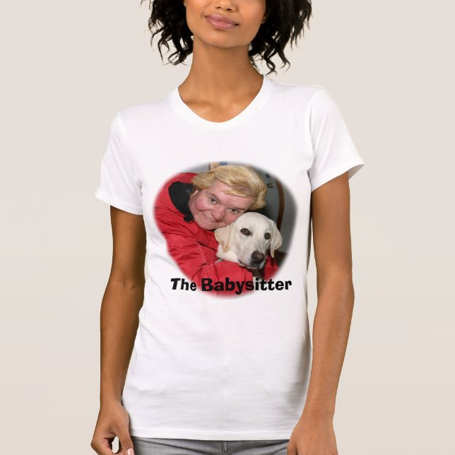 babysitterskjorta, babysitteren tee shirt (Framsida)