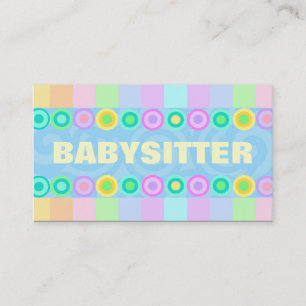 Babysittervisitkortar Visitkort