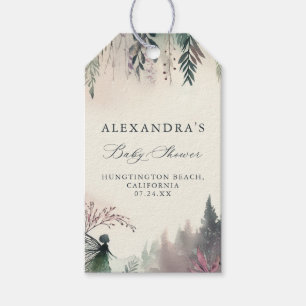 Babyskåda i skogen Fairy Mountains Presentetikett