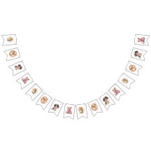 Babyskanner med rosa bows och baby djur