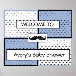 Babyskannern Poster Mustache Thmet