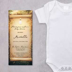 Babyskåpare för Rulla av cute Whimsical-förändrad Inbjudningar