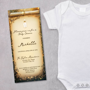 Babyskåpare för Rulla av cute Whimsical-förändrad Inbjudningar