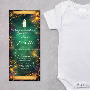 Babyskåpare för Rulla av cute Whimsical-förändrad Inbjudningar