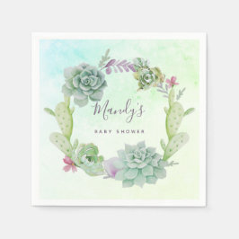 Babyskare för vattenfärgssuckor pappersservett