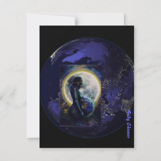 Babyskidåkare Inbjudningar (Framsida)