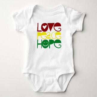 Babyskjorta, kärlekfredhopp t-shirt