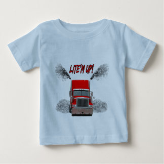 Babyskjorta med "LITE'M UPP!", design T Shirt