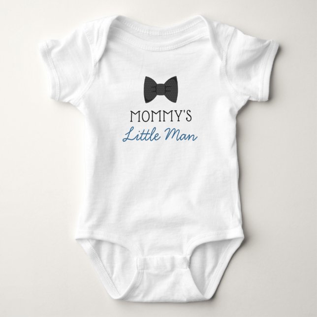 Babyskjortan läser mommy'sens lite man Bowtie T Shirt (Framsida)