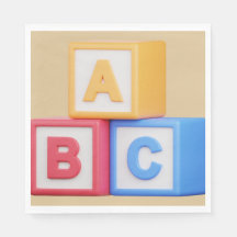 Babyskor - Alphabet Blocks Luncheon