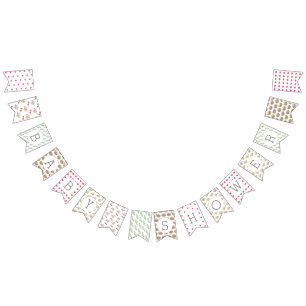 Babyskor Fåglar Vimplar