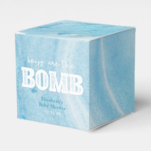 Babyskor för badbomber presentaskar
