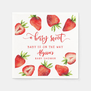 Babyskor för berry Sweet Baby jordgubbe Pappersservett