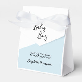 Babyskor för blå Personlig i pojke Presentaskar