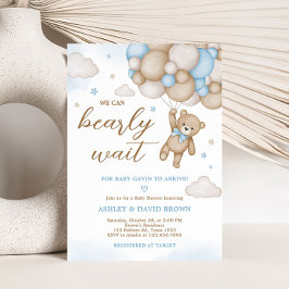 Babyskor för Blue Bear Ballox Inbjudningar