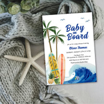 Babyskor för Blue Ocean Wave Surfboard