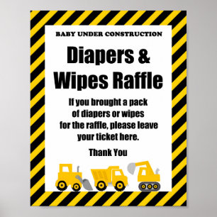 Babyskor för byggändamål poster