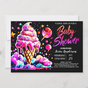 Babyskor för Cute Digital Sweetness Inbjudningar