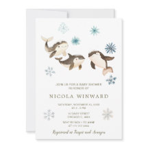 Babyskor för Cute Winter-arktiska val