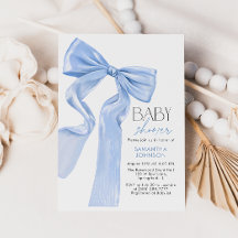 Babyskor för elegant Blue Bow Bow Coquette