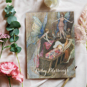 Babyskor för Fairy Baby Blessings Inbjudningar