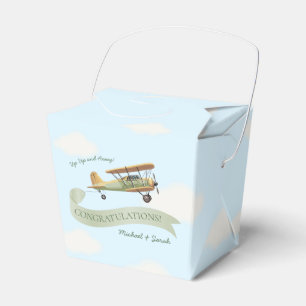 Babyskor för flygplanets Vintage Presentaskar