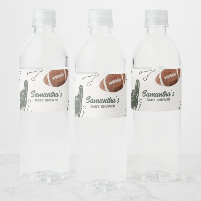 Babyskor för fotboll vattenflaskor etikett (Flaskor)