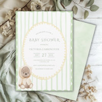 Babyskor för grönt Rand Bear Vintage