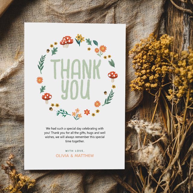 Babyskor för kute och trädbeläggning tack kort (Skapare uppladdad)