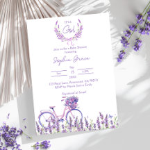 Babyskor för lavender-Blommigt