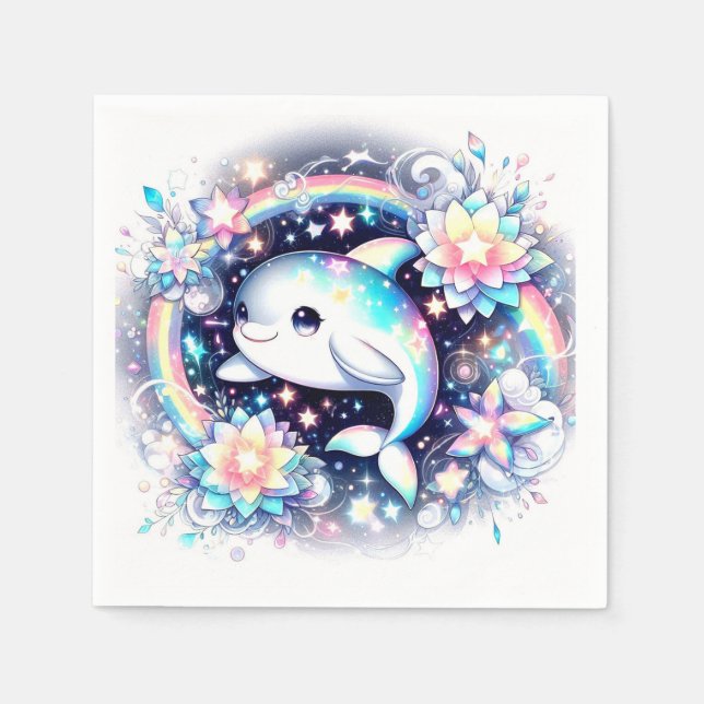 Babyskor för majestät Elegant Pappersservett (Framsidan)