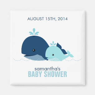Babyskor för Mamma och Baby {blue} Magnet