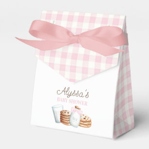 Babyskor för mjölk och cookies presentaskar