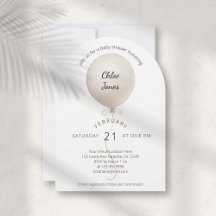 Babyskor för modern Watercolor Beige Balloon