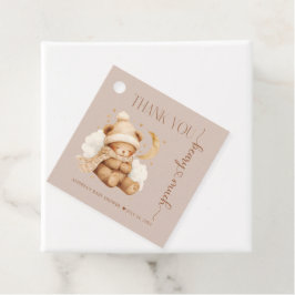 Babyskor för Nalle av ljus Gåvor Etiketter