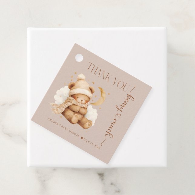 Babyskor för Nalle av ljus Gåvor Etiketter (På plats)