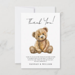 Babyskor för Nalle av ljus Tack Kort