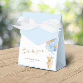 Babyskor för nalle Blue Tan Bubblare Presentaskar